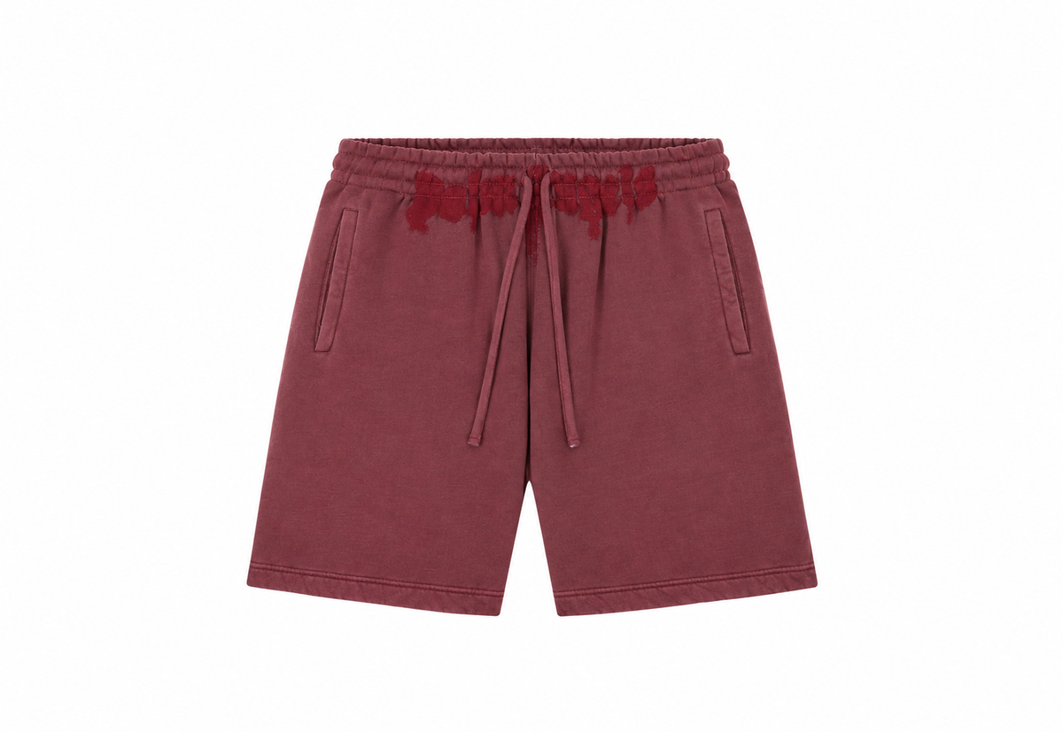 Palm Angels Spray Waist Logo Sweatshorts