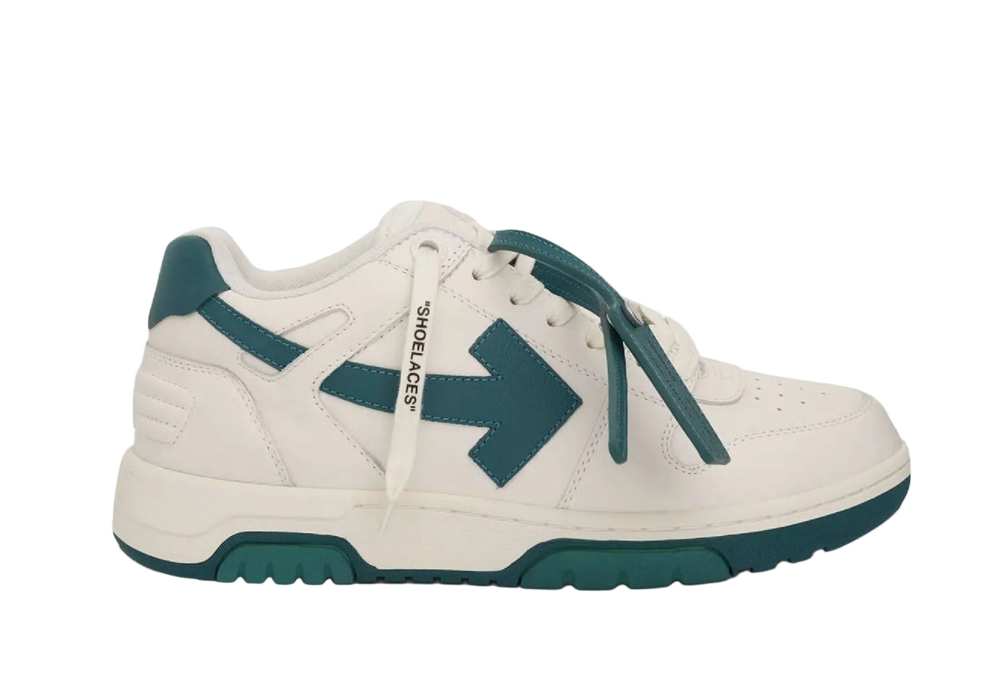 OFF-White OOO Low Tops White Green