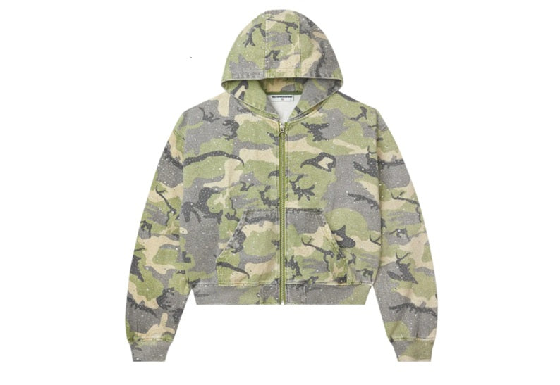 Vale Forever Crystal Camo Work Jacket 'Green/Camo'
