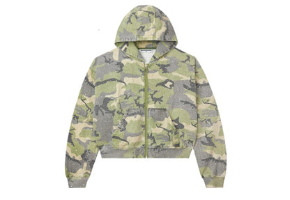 Vale Forever Crystal Camo Work Jacket 'Green/Camo'