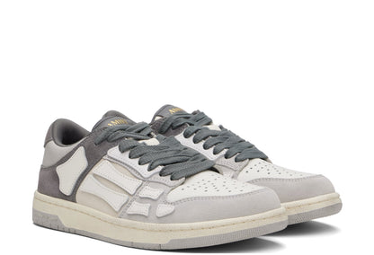 Amiri Gray Distressed Skel Top Low