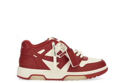 OFF-WHITE Out Of Office Burgundy White