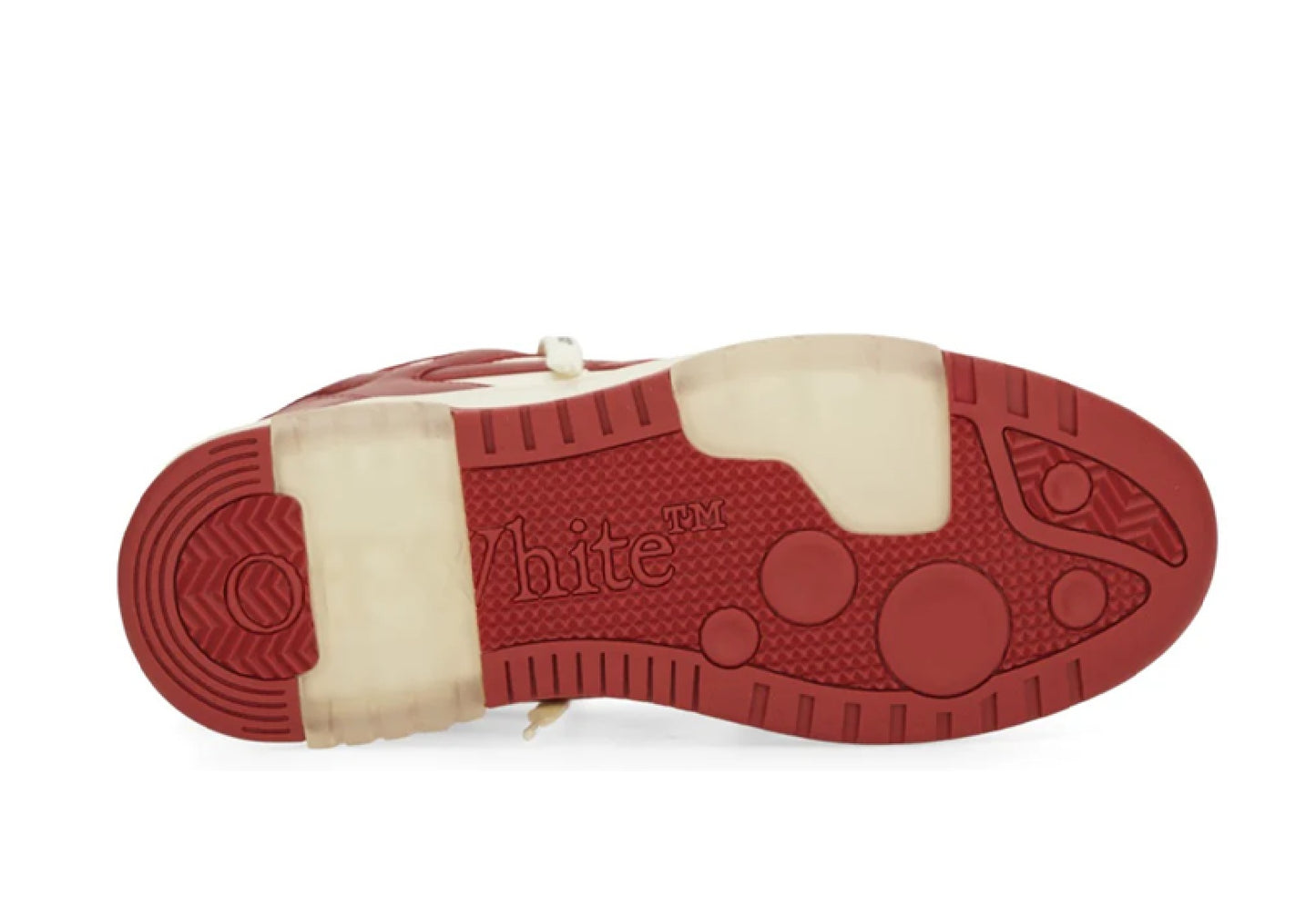 OFF-WHITE Out Of Office Burgundy White