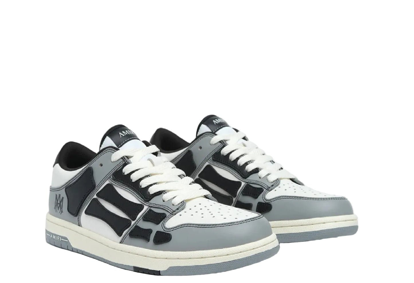 Amiri Skel Top Low White/Grey