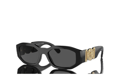 Versace Irregular Biggie Sunglasses Black/Gold