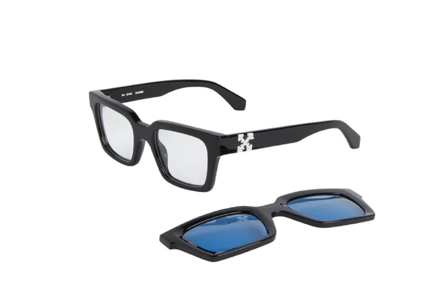 Off-White Clip On Sunglasses in Blue