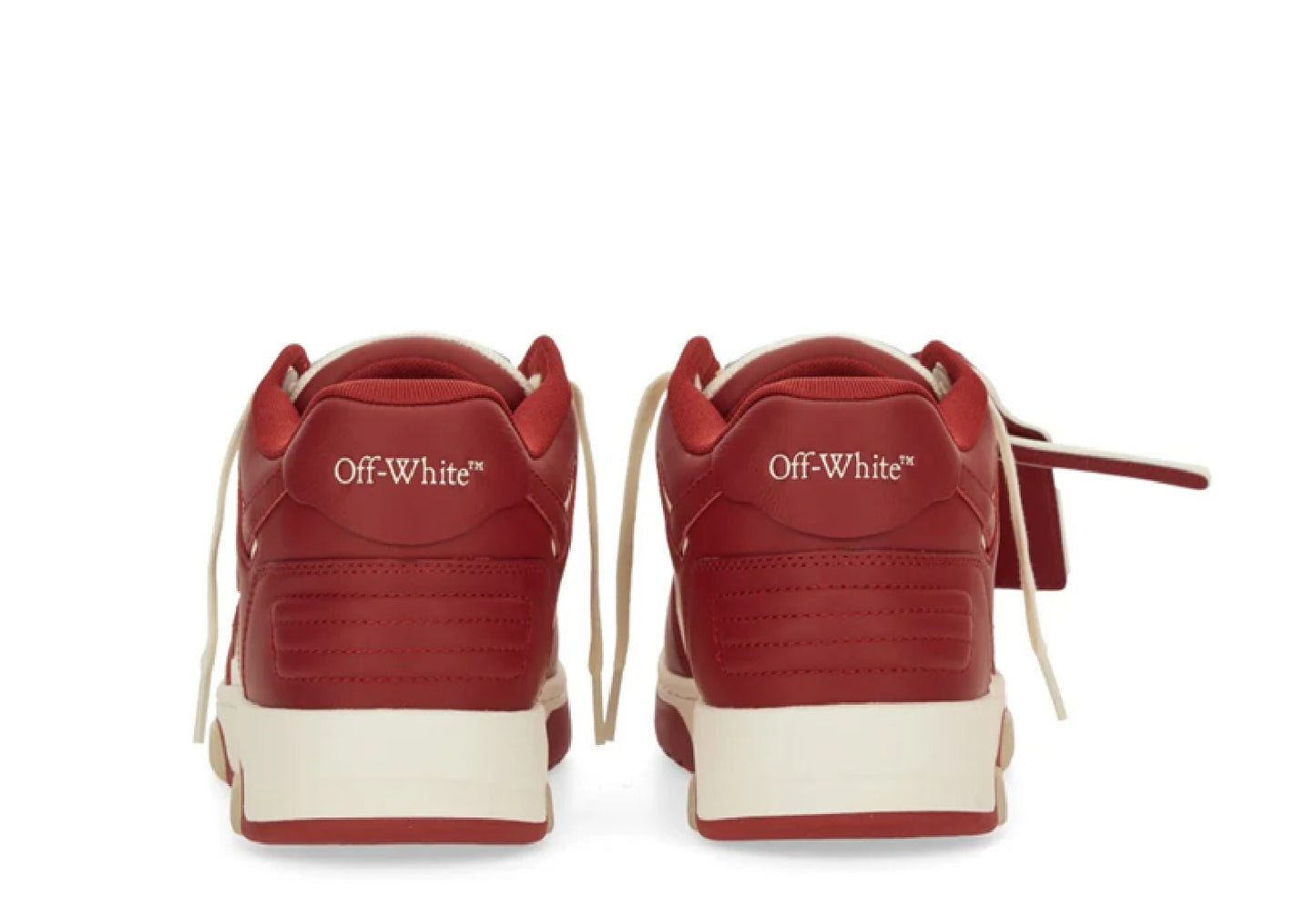 OFF-WHITE Out Of Office Burgundy White