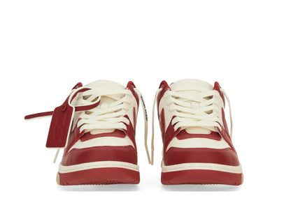 OFF-WHITE Out Of Office Burgundy White