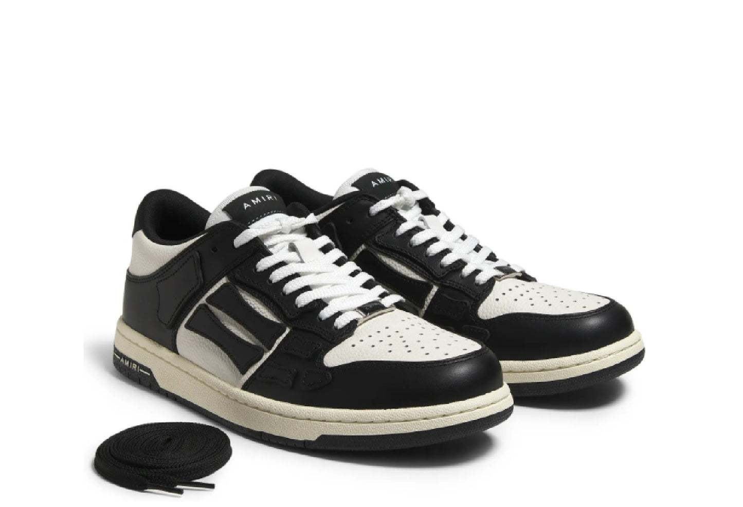 AMIRI Skel Top Low Black/White