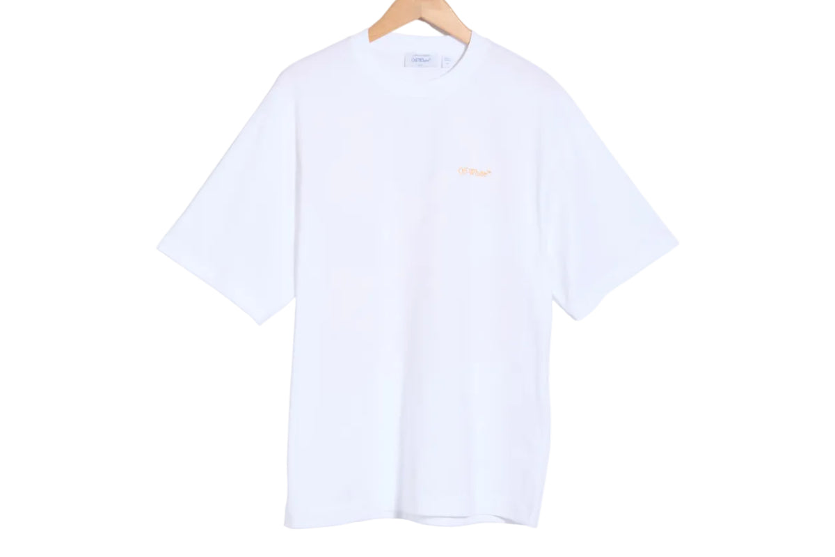 Off-White Tape Arrow Graphic T-Shirt White Yellow