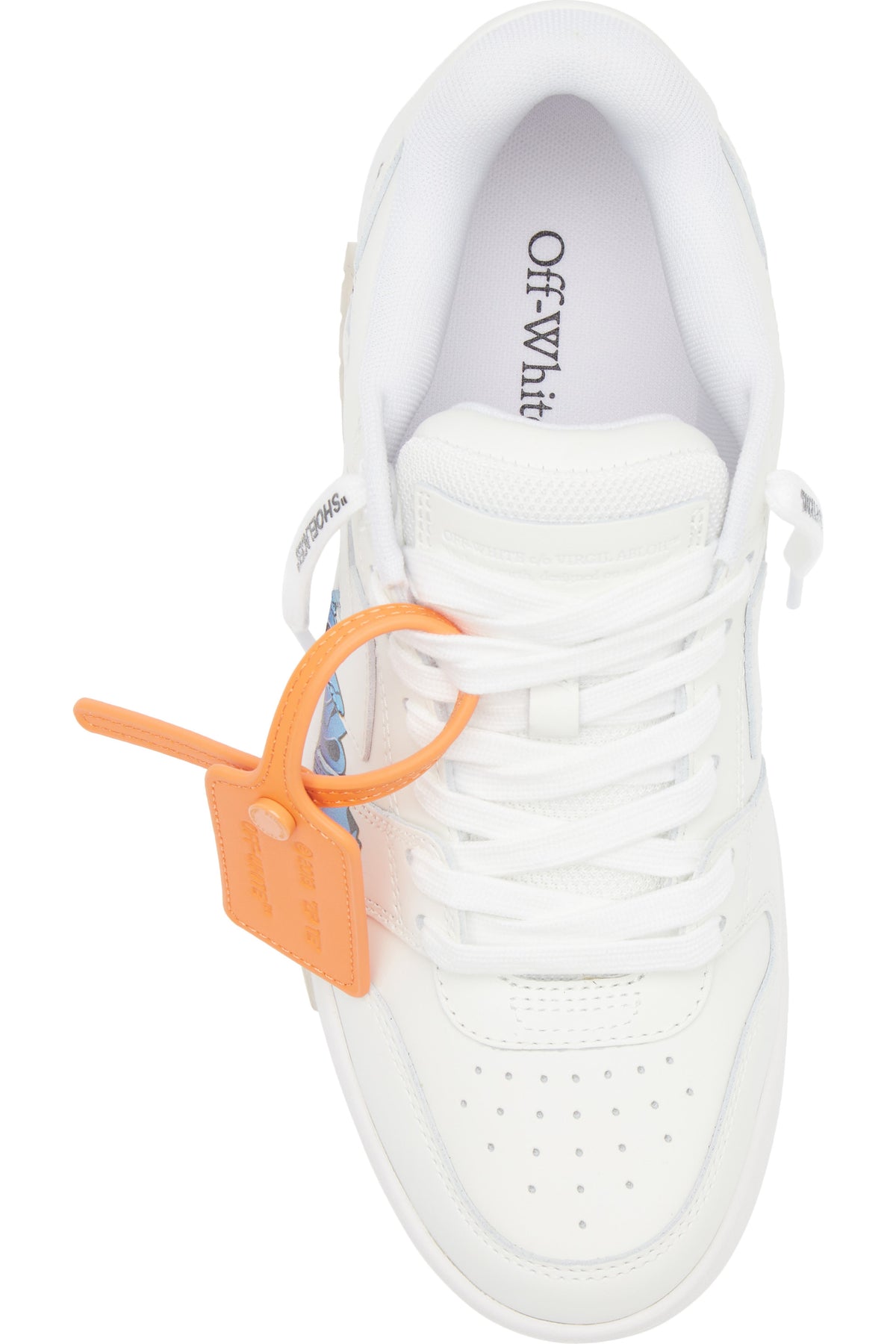 Off-White ooo Blanco "For Walking grafiti"
