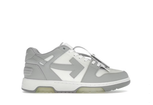 OFF-WHITE Out Of Office OOO Low Tops White Grey