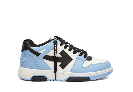 OFF-WHITE Out Of Office OOO Low Tops - Light Blue Black