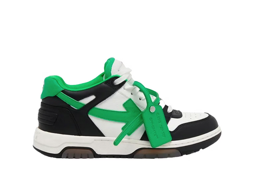 OFF-WHITE Out Of Office "OOO" Low Tops - Black Green