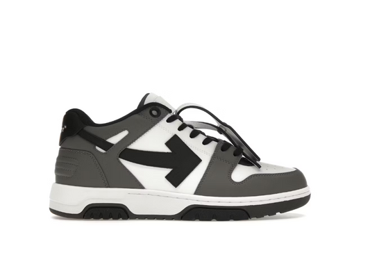OFF-WHITE Out Of Office OOO Low Tops - Dark Grey Black