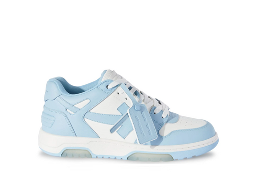 Off-White Out Of Office Calf Leather -White Light Blue