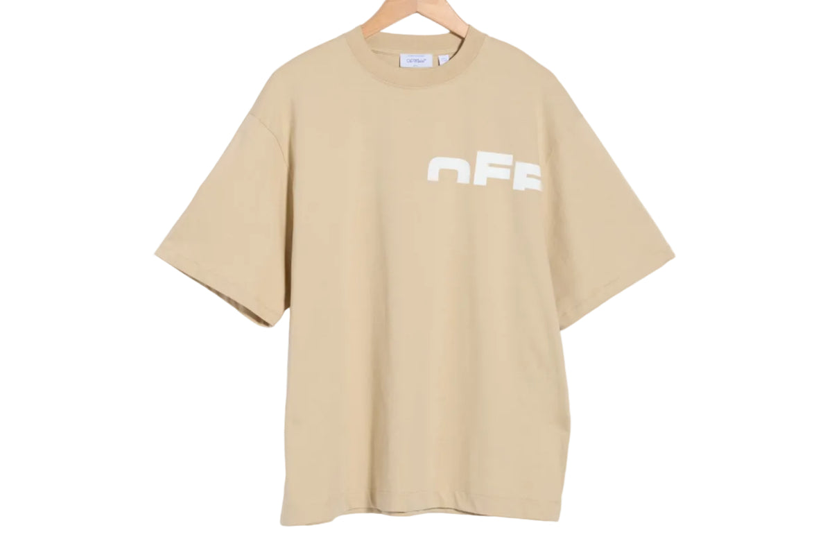 Off-White Shared Skate Graphic T-Shirt Brown Rice