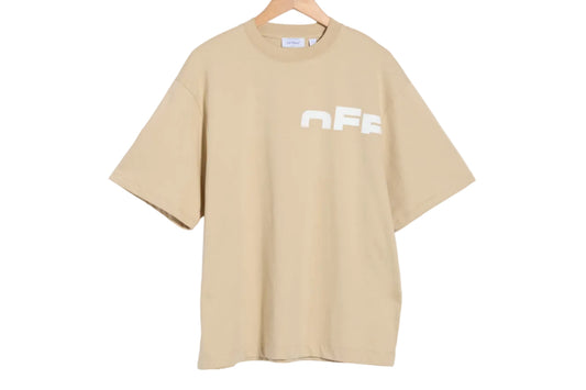 Off-White Shared Skate Graphic T-Shirt Brown Rice