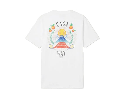 Casablanca Way Mountain-Print Cotton T-Shirt