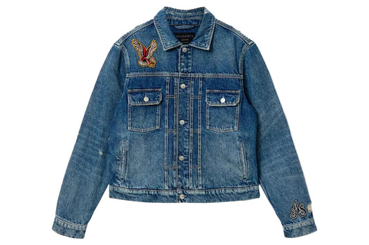 ALLSAINTS Exile Patch Denim Jacket