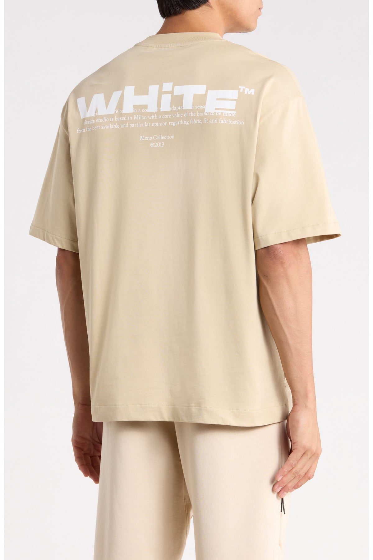 Off-White Shared Skate Graphic T-Shirt Brown Rice