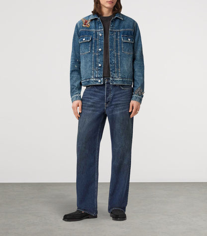 ALLSAINTS Exile Patch Denim Jacket