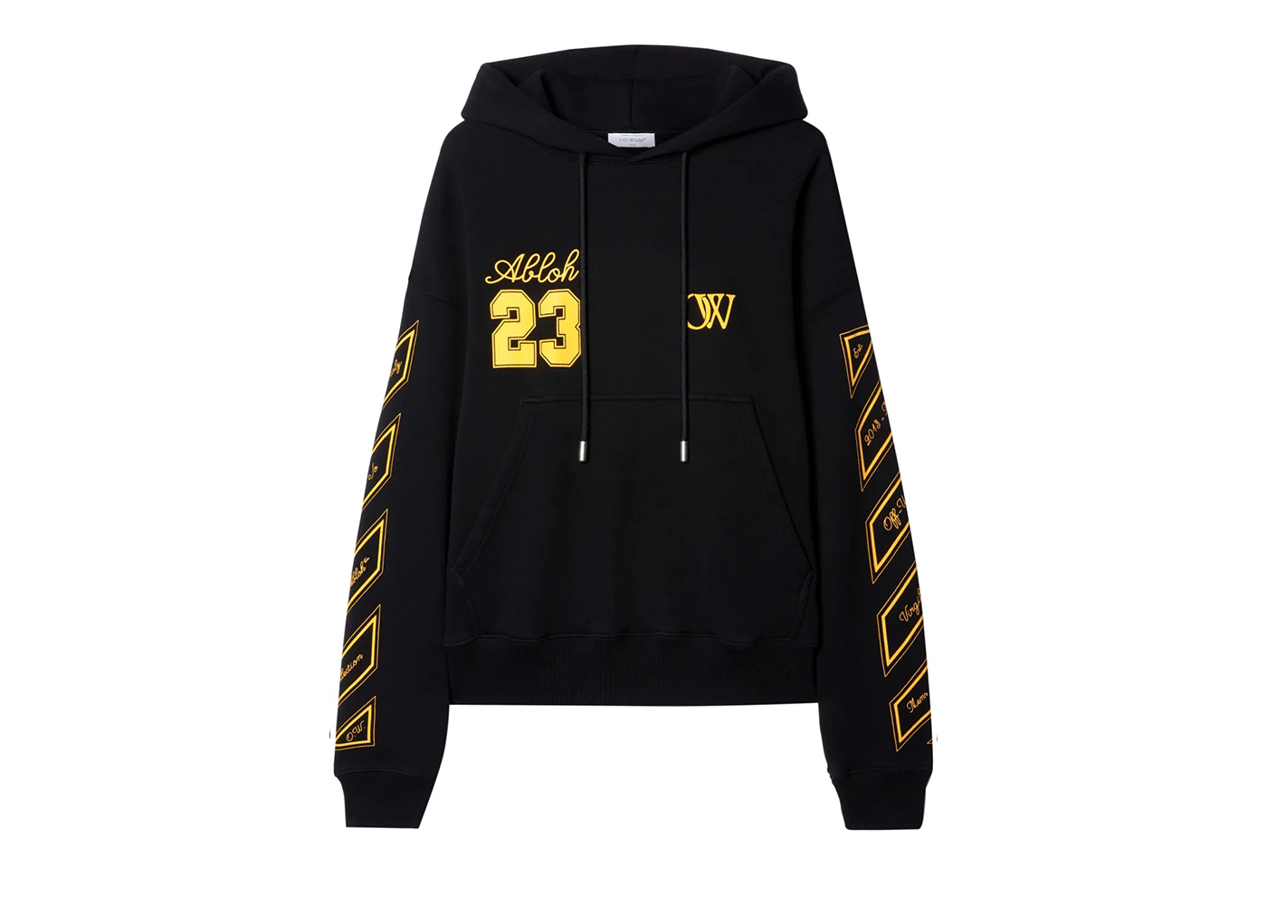 Off-White Brushed Cotton OW23 Skate Fit Hoodie