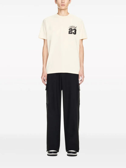 Off-White Embroidered 23 T-shirt with Slim Fit