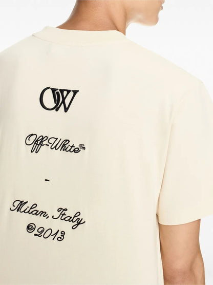 Off-White Embroidered 23 T-shirt with Slim Fit