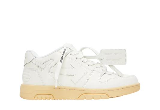 OFF-WHITE Out Of Office OOO Low Tops White Beige Sole