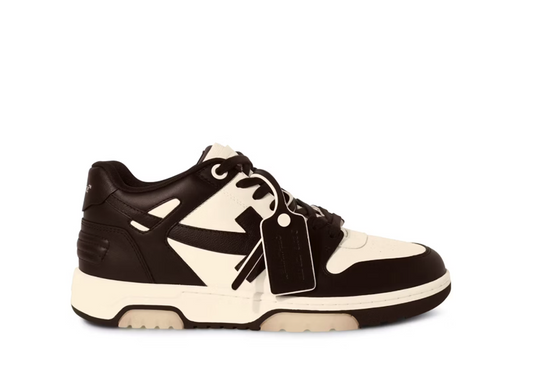 OFF-WHITE Out Of Office "OOO" Low Tops - Chocolate Cream