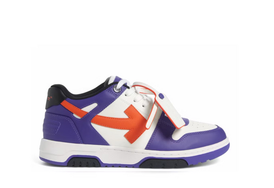 OFF-WHITE Out Of Office OOO Low Tops - White Purple Orange