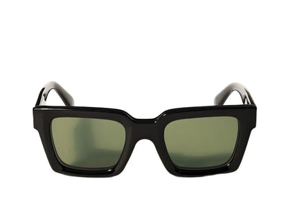 Off-White Clip On Sunglasses in Green