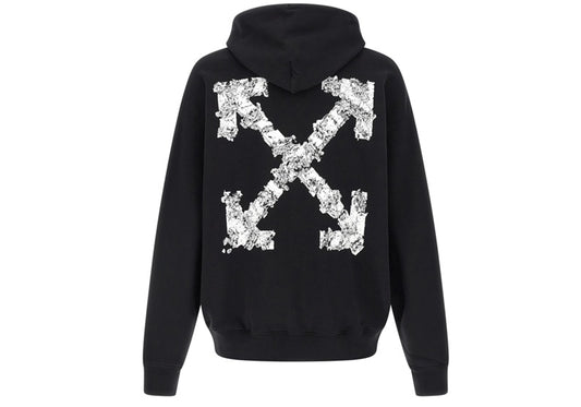 Off-White Heraldic Arrow Hoodie Black