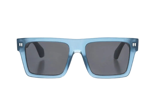 Off-White Rectangular Sunglasses LAWTON Skyblue
