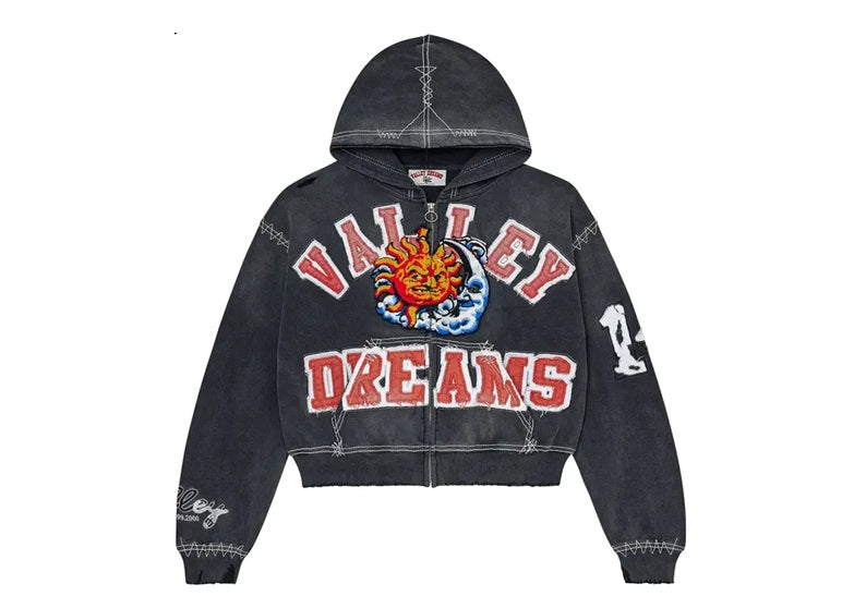 Vale Forever Sunny Zip Up 'Black'