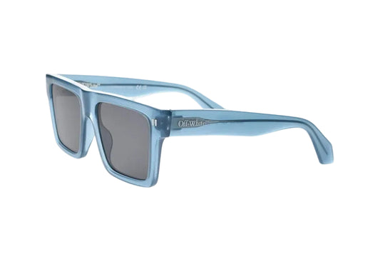 Off-White Rectangular Sunglasses LAWTON Skyblue