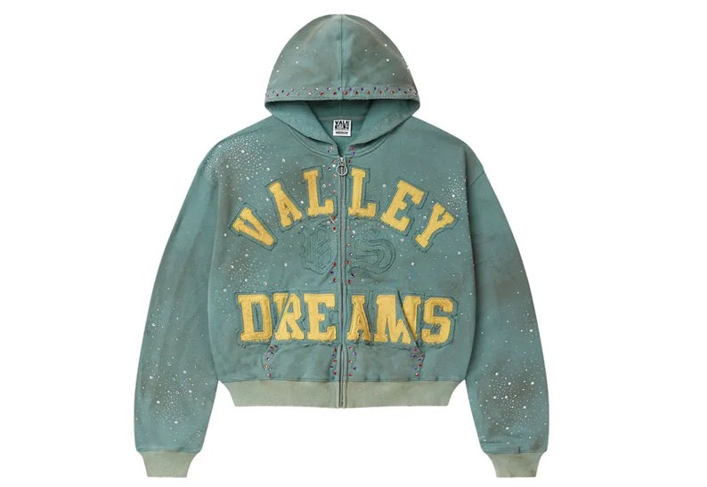 Vale Forever Bank Zip Up 'Dark Mint'