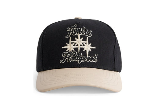 AMIRI Black & Beige Three Star Varsity Cap