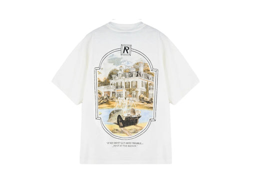 Represent K-Revere Manor Graphic T-Shirt White