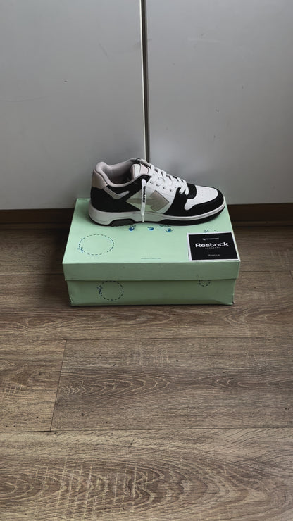 OFF-WHITE Out Of Office OOO Low Tops - Black Beige