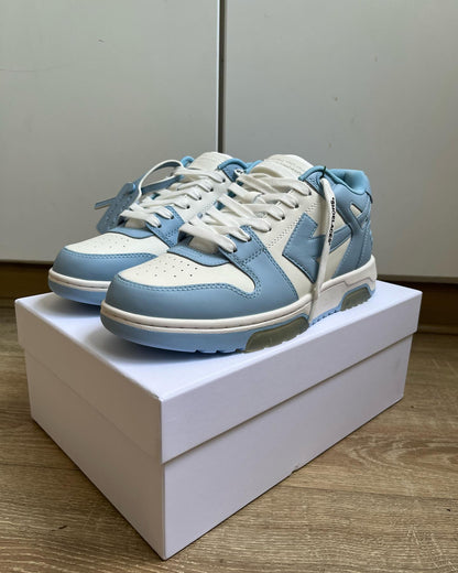 Off-White Out Of Office Calf Leather -White Light Blue