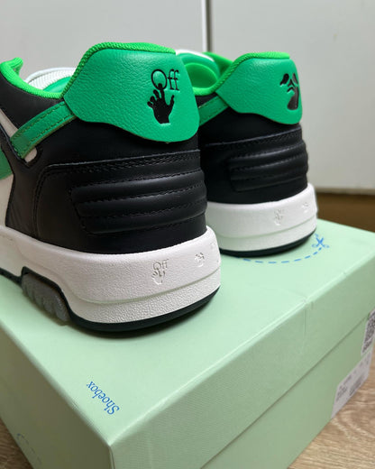 OFF-WHITE Out Of Office "OOO" Low Tops - Black Green