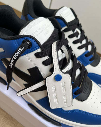OFF-WHITE Out Of Office OOO Low Tops - Dark Royal Blue lo